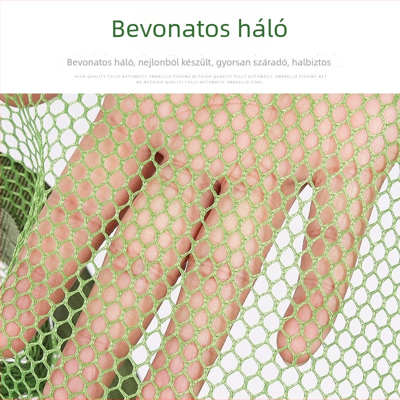 Nylon halvédő kosár függő védőhálóval, nagy, közepes és kis halakhoz