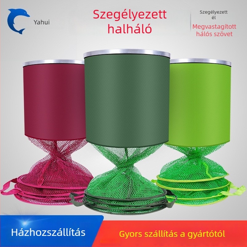 Nylon halvédő peremmel és dupla gyűrűs kialakítással