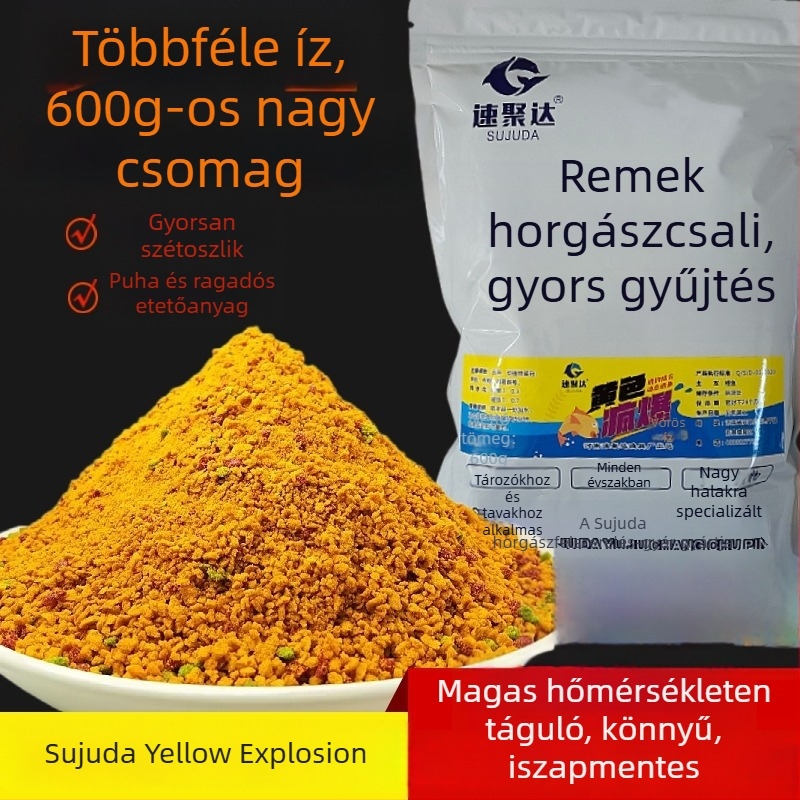 Sujuda Sárga Vihar Ponty Csali, Háromszínű, 600 g, Hal illat