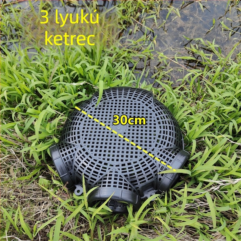 Többlyukas angolna-csali ketrec 3/6/8 lyukkal – csali angolnának, harcsának és garnéla