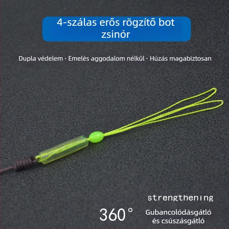 Nagyhalas horgászkészlet: fő zsinór és mellékzsinórok, teljes készlet
