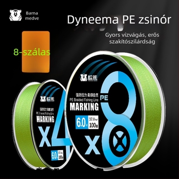 Fő zsinór a horgászathoz, PE damil, ultraerős, hosszú dobásokhoz