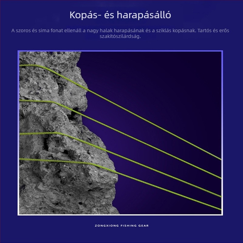 Fő zsinór a horgászathoz, PE damil, ultraerős, hosszú dobásokhoz