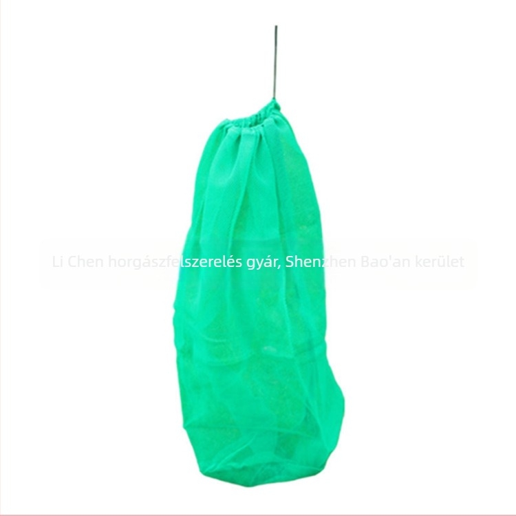 Nylon hálós horgász táska finom hálóval