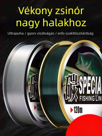 Toray nylon zsinór horgászathoz – fővonal vezetővel, rendkívül puha