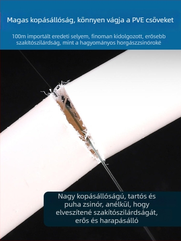 Toray nylon zsinór horgászathoz – fővonal vezetővel, rendkívül puha