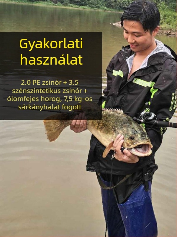 Toray nylon zsinór horgászathoz – fővonal vezetővel, rendkívül puha