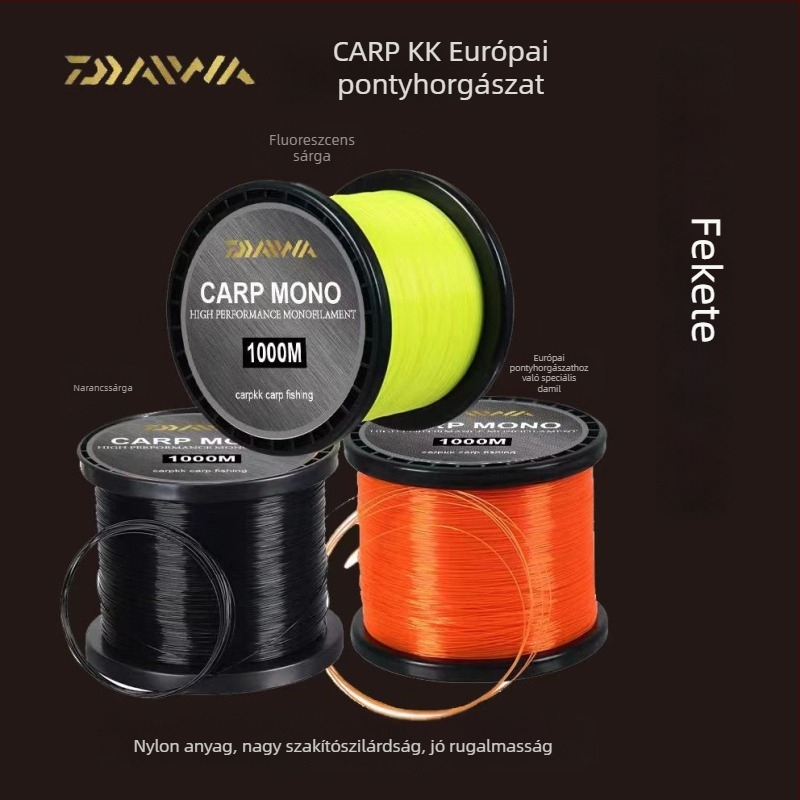 Pontyhorgász damil, európai stílus, nylon, nagy szakítószilárdságú