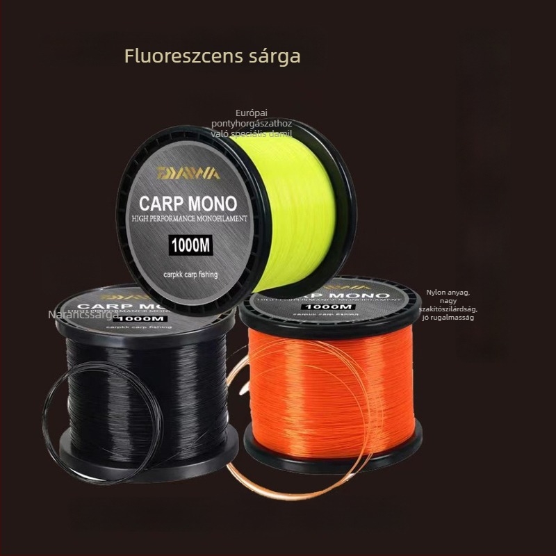 Pontyhorgász damil, európai stílus, nylon, nagy szakítószilárdságú