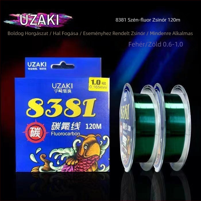 UZAKI 120 m nylon fő zsinór, nagy szakítószilárdság, ultra puha
