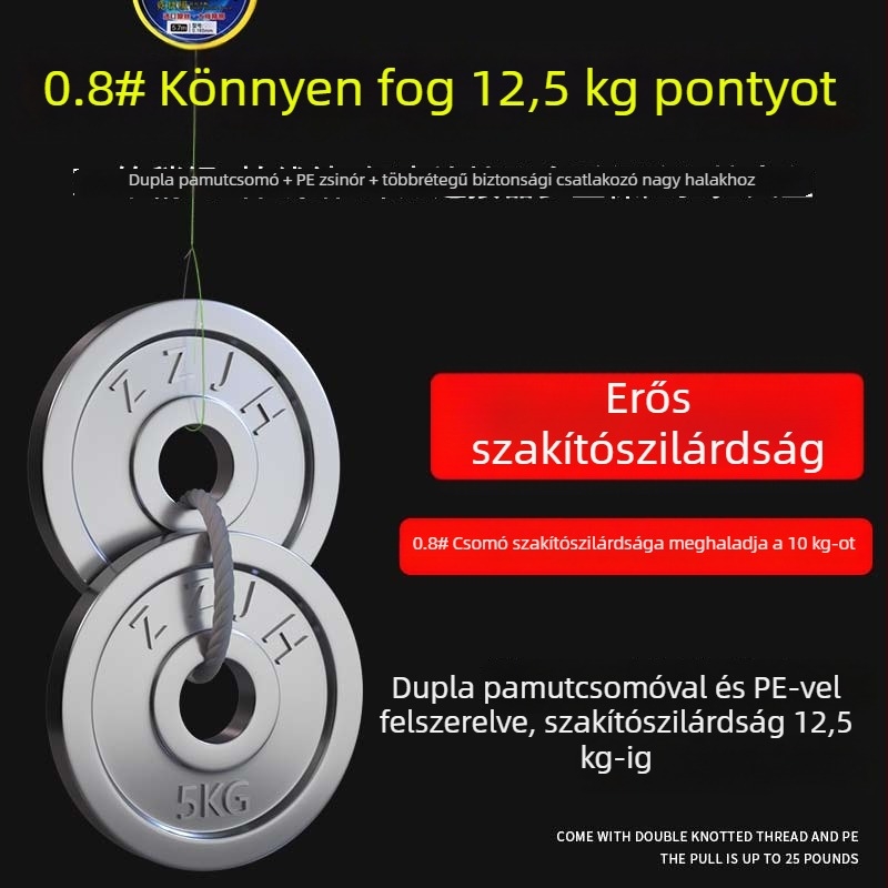 Dongli Original Silk nejlon damil – teljes főzsinór készlet, nagy szakítószilárdságú