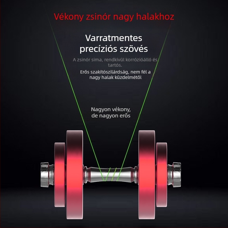 Ultra vékony, 4 szálas PE horgász zsinór, fő zsinór, harapás elleni fekete tavaknál