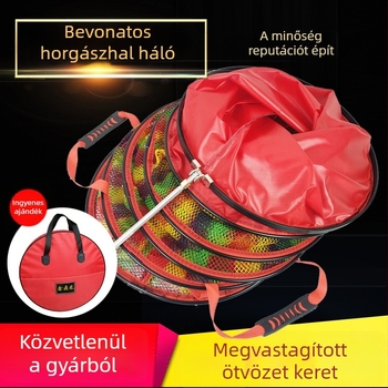 Masszív bevont nejlon halásztáska – szőtt halászati háló, felszerelés