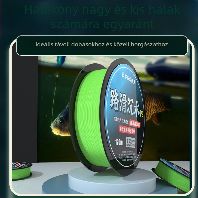 Minghai PE fő zsinór — ultra sima, hosszú dobások, nagy szakítószilárdságú, PE zsinór a horgászathoz