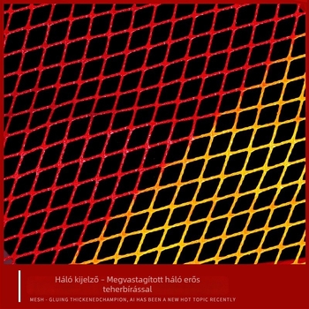 Nylon halvédő háló táska dupla gyűrűs kialakítással horgászathoz
