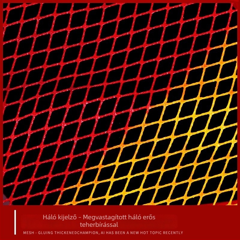 Nylon halvédő háló táska dupla gyűrűs kialakítással horgászathoz