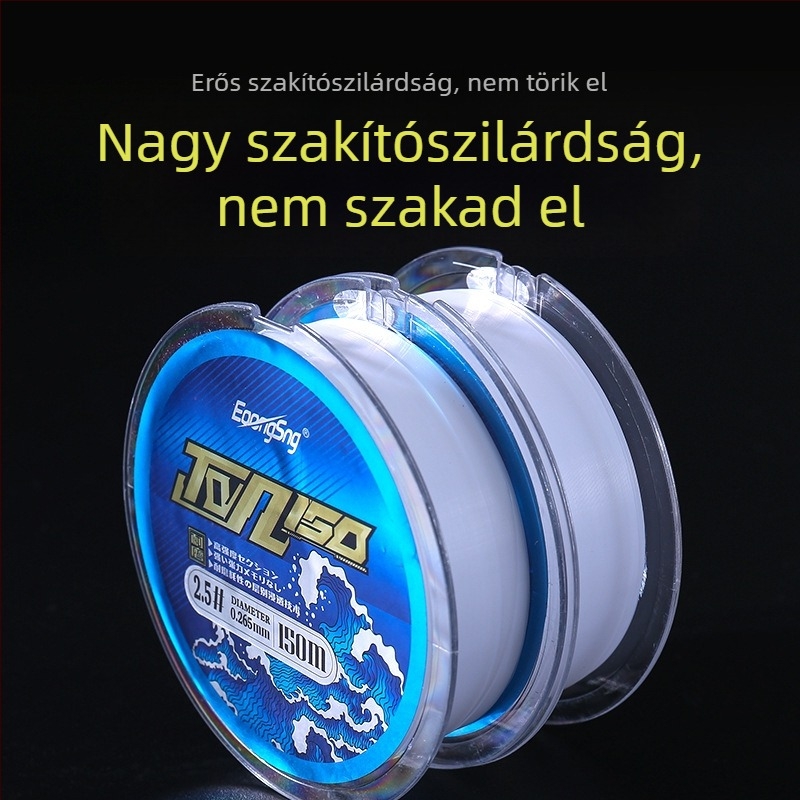 Félig lebegő nylon horgász-zsinór tengeri horgászatához, 150 m, dobáshoz