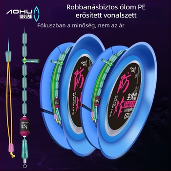 Ao Lake nylon fő haltérhoz szóló készlet – megerősített fő vonal, lebegő ülés és PE csomó megerősítés