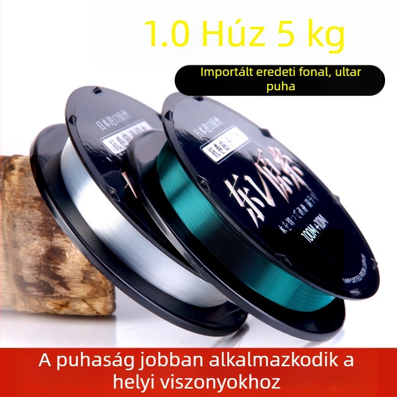 Toray nylon horgász zsinór — ultra puha, magas szakítószilárdság, fő zsinór és vezető zsinór, prémium