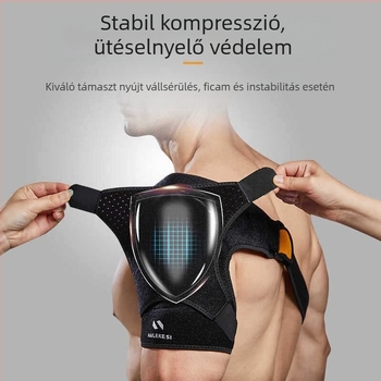 Sport vállvédő párnák állítható pántokkal, ficam elleni védelem