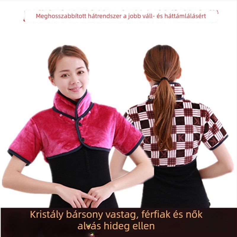Őszi-téli meleg vállpárna alváshoz, uniszex, fagyás elleni, középkorúak és idősek számára