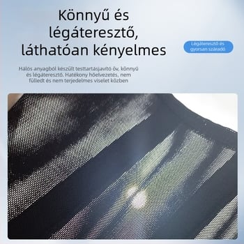 Uniszex felnőtt testtartás-korrektor, megerősített kivitel, váll-támogatás, nyak előre dőlése korrigálása, láthatatlan ruházat alatt, méretek M, L, XL