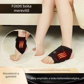Töltőn keresztül működő elektromos melegítő bokaortézis, három hőmérséklet-szinttel a melegítésért és a ficamvédelméért