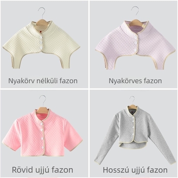 Pamut vállmelegítő sál nőknek, meleg védelmet nyújt a nyaknak és a vállaknak, méretek M/L/XL, szülés utáni időszakra
