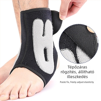 Bokarögzítő görbült illeszkedéssel, alumíniumlemez-támasz, kompresszió és stabilitás a járás közben