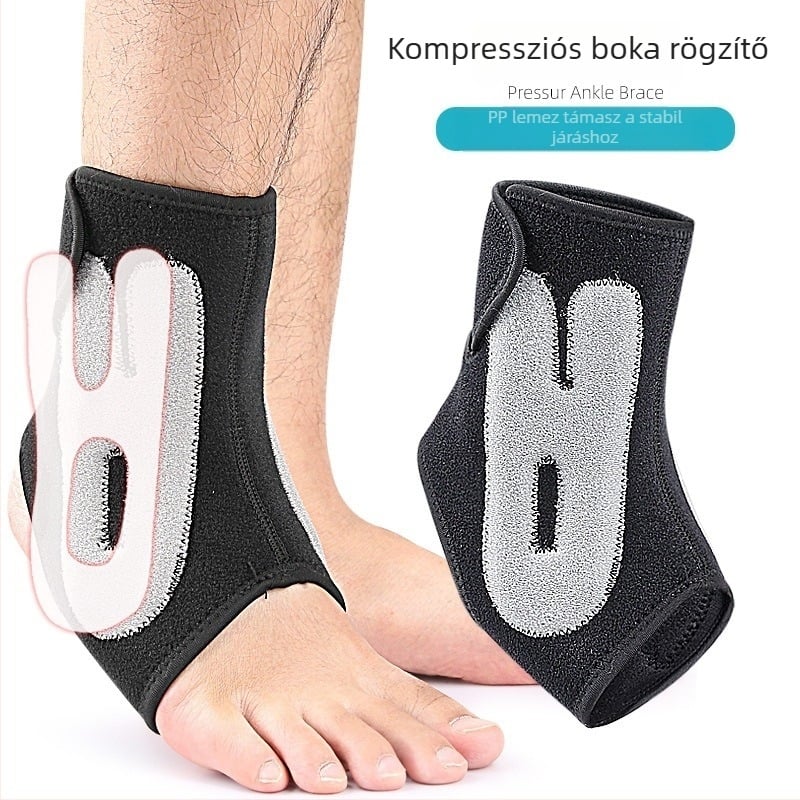 Bokarögzítő görbült illeszkedéssel, alumíniumlemez-támasz, kompresszió és stabilitás a járás közben