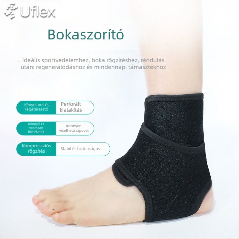 Új kompressziós bokatámasz kiálló Achilles-ínnel, stabil, nem mozdul el könnyen, nem esik le, védő burkolat a bokának