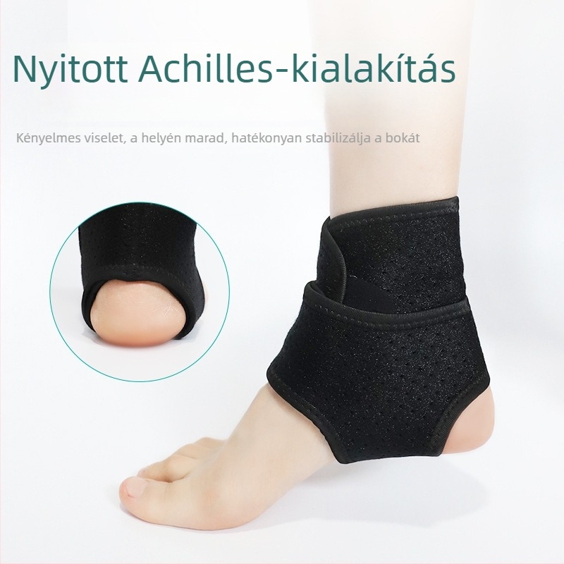 Új kompressziós bokatámasz kiálló Achilles-ínnel, stabil, nem mozdul el könnyen, nem esik le, védő burkolat a bokának