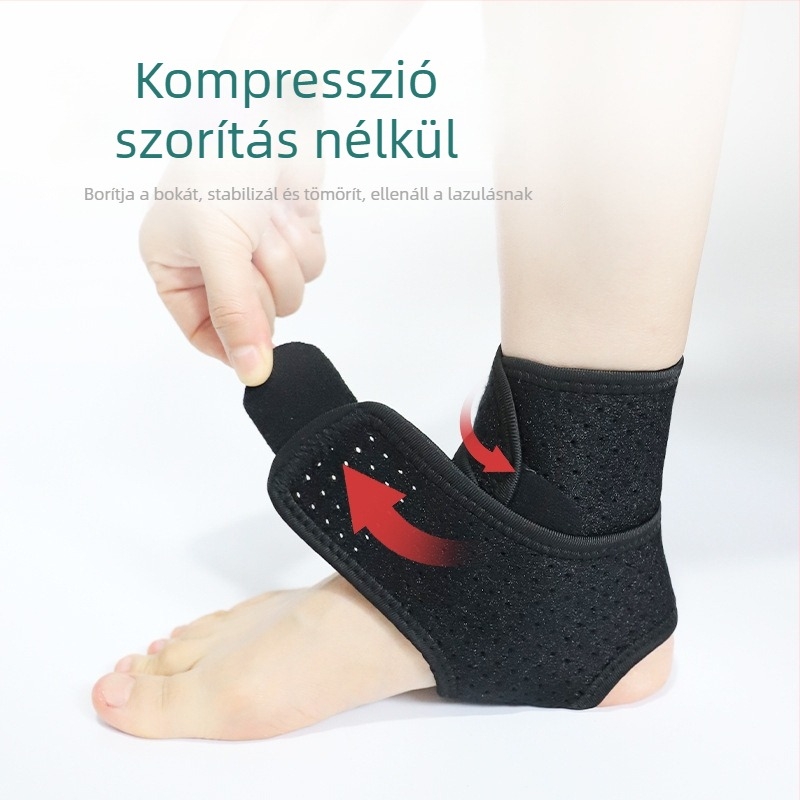 Új kompressziós bokatámasz kiálló Achilles-ínnel, stabil, nem mozdul el könnyen, nem esik le, védő burkolat a bokának