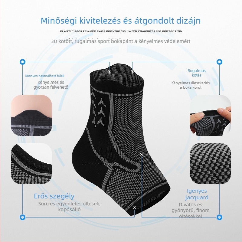 AOLIKES Bokát rögzítő kompressziós mandzsetta – boka támogatás, nylon, német kivitelezés.