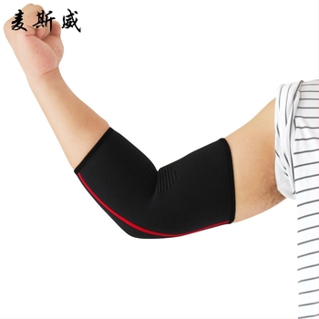 Sport könyökvédő készlet, nylonból, lélegző latex-spandex anyaggal, méretek S–XL