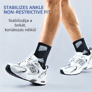 Bokarögzítő ortézis, elasztikus kötésű és kompressziós támogatás futáshoz