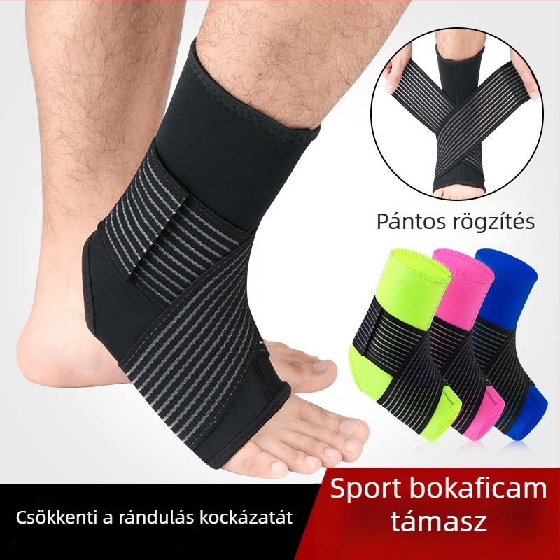 Bokavédő kompressziós zokni és kötszer kültéri sportokra: kosárlabda, futball és hegymászás.