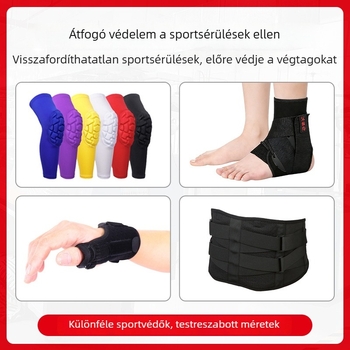Fekete univerzális boka merevítő, lélegző, sportokhoz és hegymászáshoz