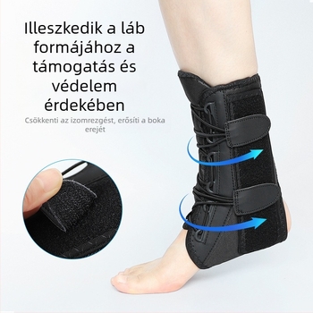 Kompressziós boka támasz ízületi támogatással és lábfixációval, fűző nélkül