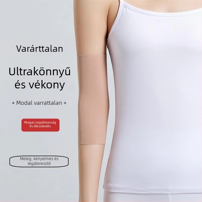 Nyári ultra vékony könyök- és csuklóvédő karvédő Modal anyagból, uniszex, hosszított karvédők a melegítésért és védelméért