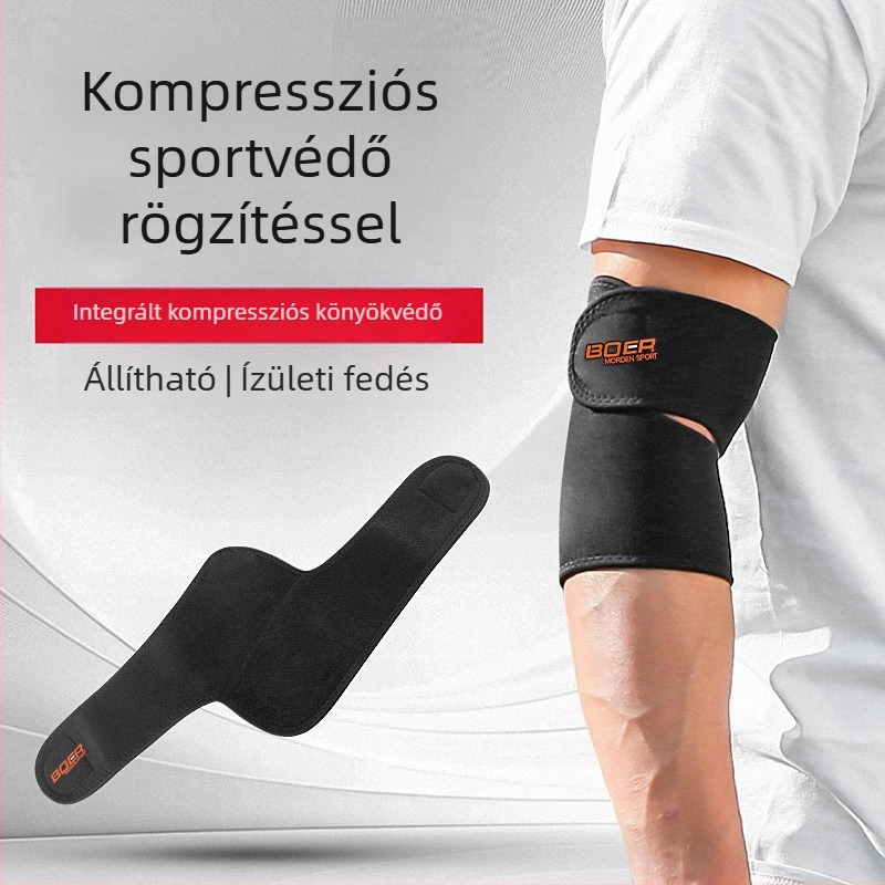 Boer Könyökvédők férfiak és nők számára, lélegző sportvédők kosárlabdához, tollaslabdához, teniszhez és fekvőtámaszhoz