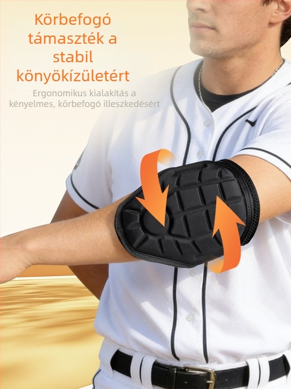 Eva könnyű sport könyökvédő baseballhez és softballhoz, egyrészes könyökvédő ütközés elleni védelemmel, könnyű ütésvédő