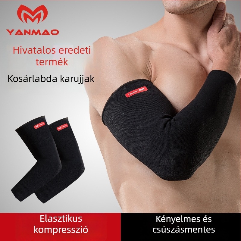 Könyökvédő hosszabbított csuklótámogatással kosárlabdára és edzésre