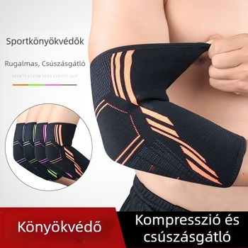 Könyökvédő kompressziós mandzsetta – lélegző sportkiegészítő kosárlabdázáshoz és teniszezéshez