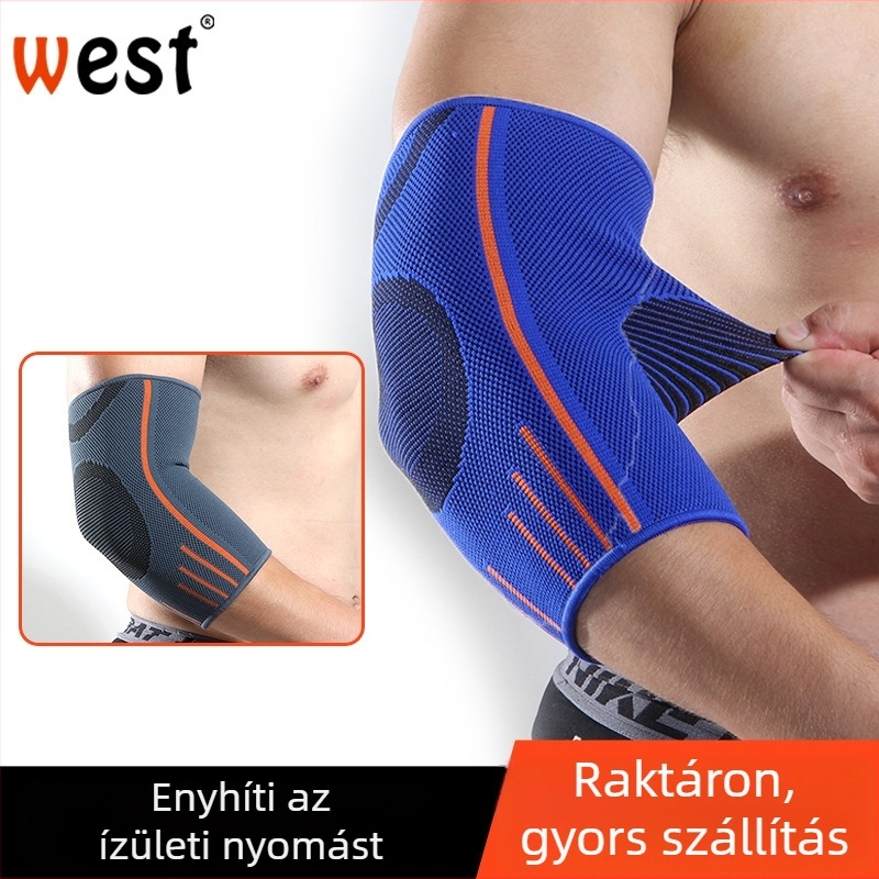 Kötött nylon könyökvédő futáshoz, edzéshez és kerékpározáshoz