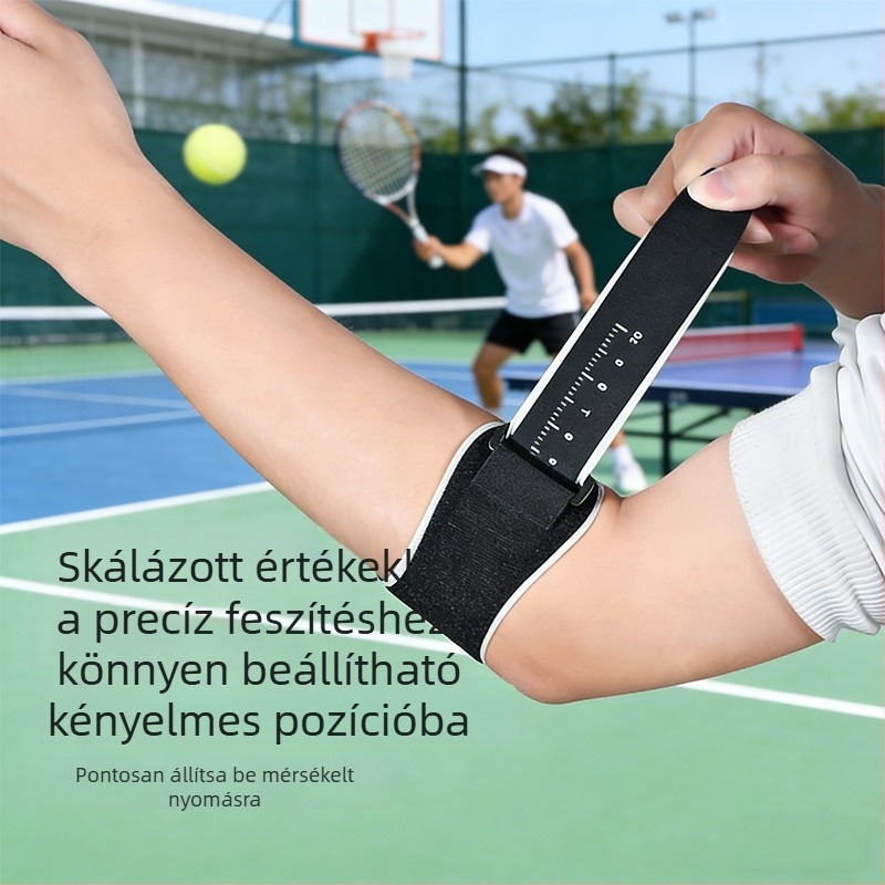 Kültéri sportokra szánt könyökvédő, állítható karvédő és ízületi védő, tenishez, tollaslabdához és röplabdához