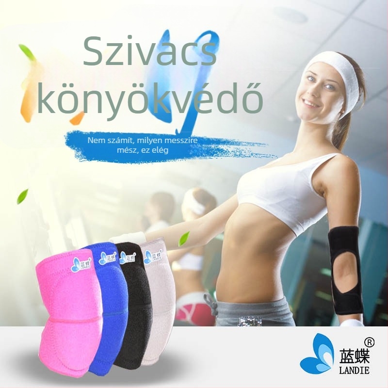Blue Butterfly könyökvédő – sportos könyökvédő tánchoz, kosárlabdához, futballhoz, görkorcsolázáshoz és más sportokhoz