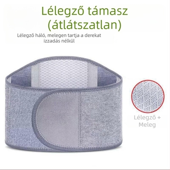 Bambuszszén derékmelegítő kötött öv felnőtteknek