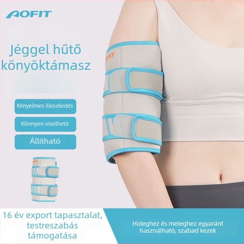 AOFIT könyökvédő mandzsetta hőterápiával kosárlabda, futball és röplabda számára – nyári hűtés, uniszex védő karpánt