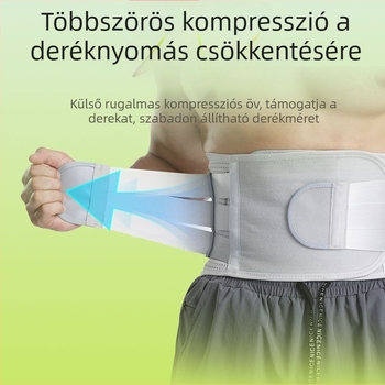 Derék támasztó öv, meleg és légáteresztő, négy évszakos edzéshez, személyre szabott logóval